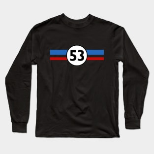 Herbie 53 Classic Racing Car 1963 Circle Logo #4 Long Sleeve T-Shirt